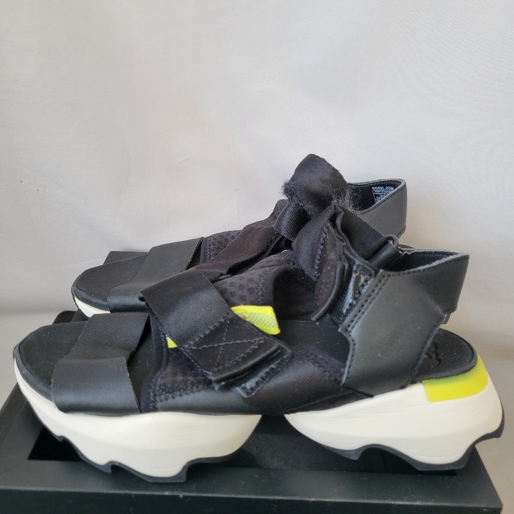 Sorel Kinetic Impact Slingback Sandal Black 5.5 - Picture 3 of 12